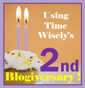 Happy 2nd Blogiversary to Using Time Wisely