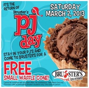 Bruster's: PJ Day