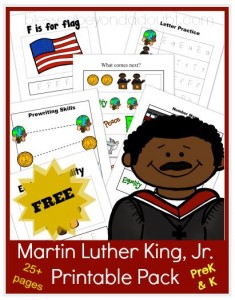 Martin Luther King, Jr. Printable Packs and Resources