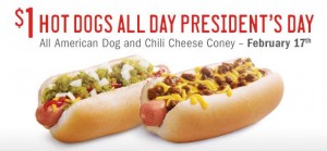 Sonic Drive-in: $1 Hot Dogs – February 17, 2014