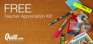 Quill.com: FREE Teacher Appreciation Kit